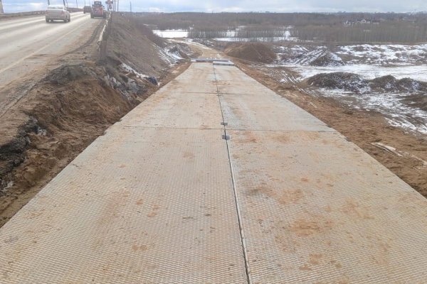 В Сыктывкаре завершают подготовку объездных путей Краснозатонского моста