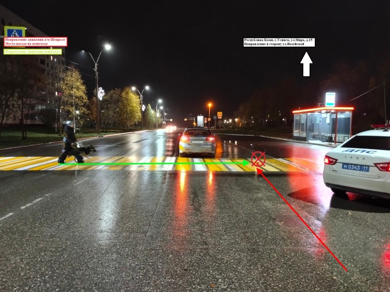 В Усинске водитель на "Шевроле" сбил 12-летнего мальчика