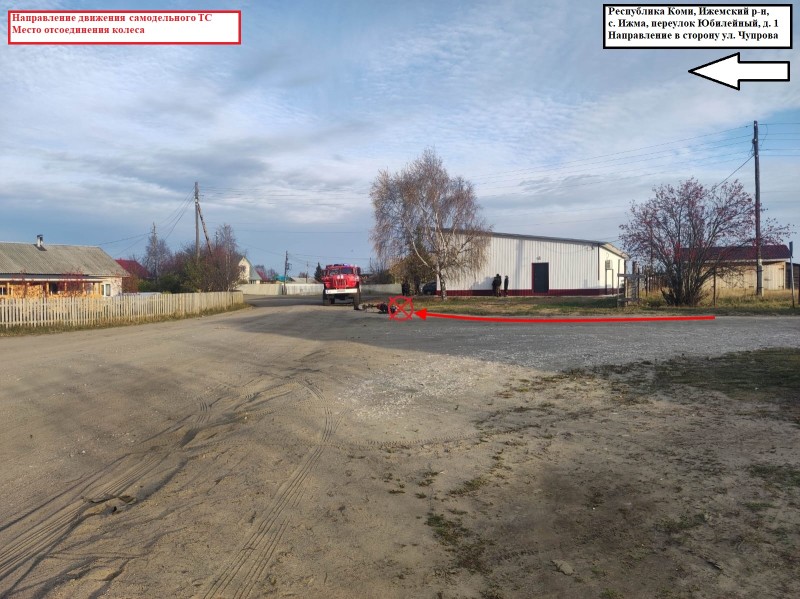 Водитель из Ижмы опрокинулся во время нетрезвого тест-драйва на самодельном транспорте