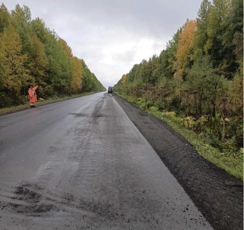 В Коми привели в нормативное состояние дороги к п. Ярега