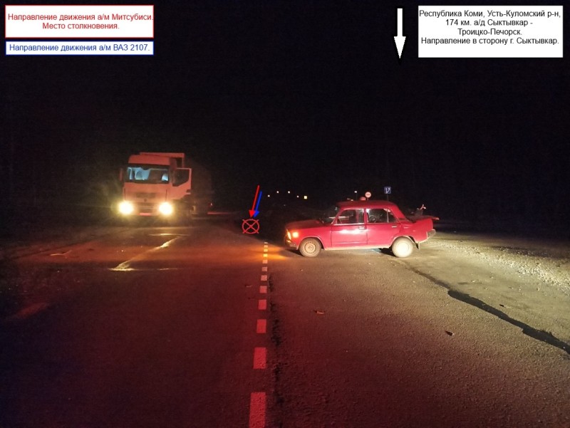 В Усть-Куломском районе две женщины пострадали от скородела на дороге 