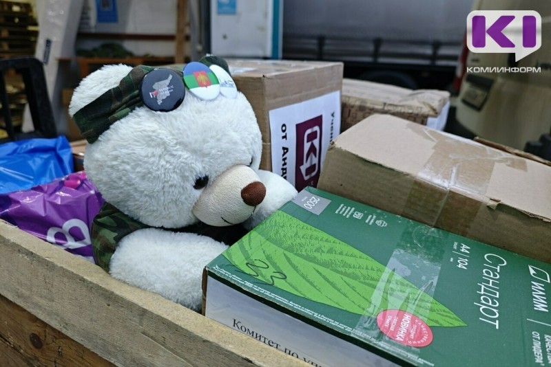 Жители Коми собрали 35 коробок с канцелярией для Горьковской школы Херсонской области
