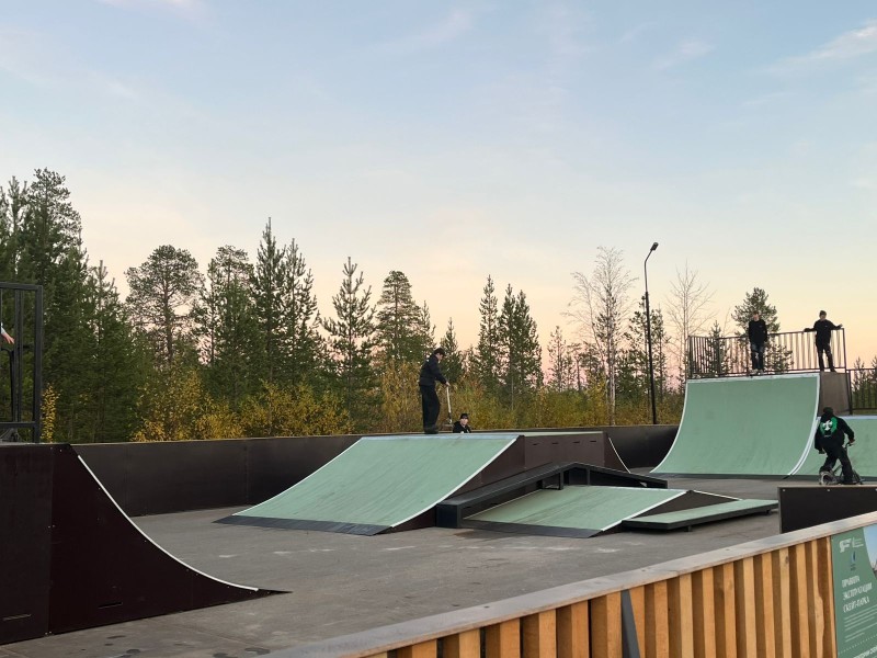 Усинск обрел новое место притяжения: открыт современный скейт-парк