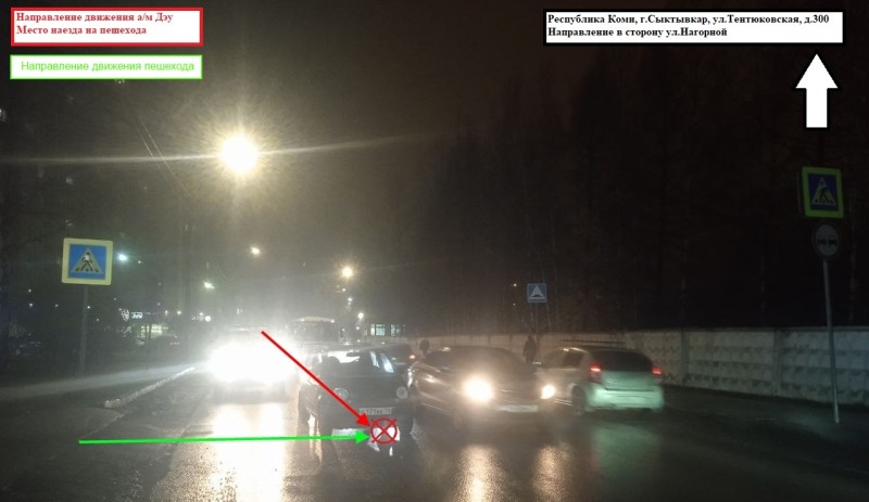 На дорогах в Сыктывкаре за сутки сбили 7-летнего ребенка и 19-летнюю девушку