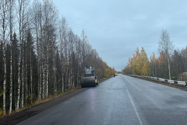 В Коми завершился ремонт участка дороги Керки - Дутово