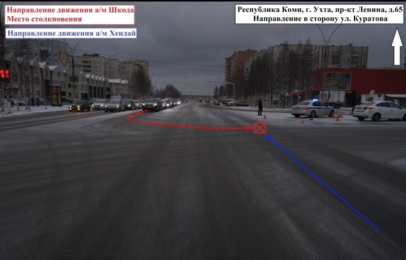 Девочка-пассажирка пострадала в столкновении иномарок в Ухте