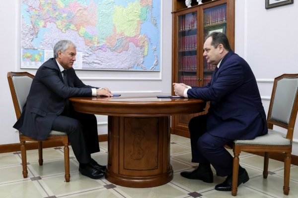 Состоялась рабочая встреча главы Коми Ростислава Гольдштейна с председателем Госдумы Вячеславом Володиным