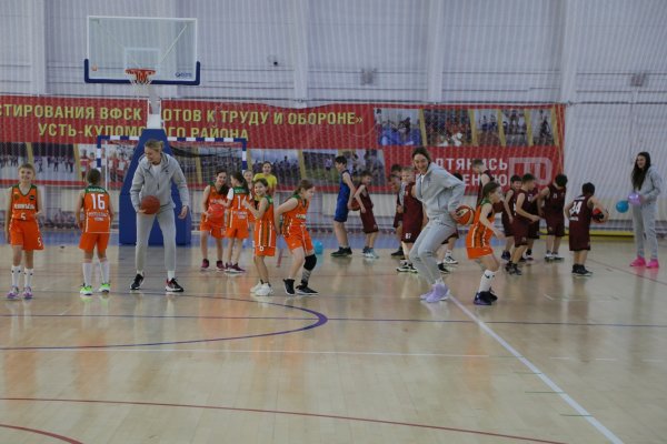 Юные баскетболисты Усть-Куломского района получили мастер-класс от ведущих игроков БК 