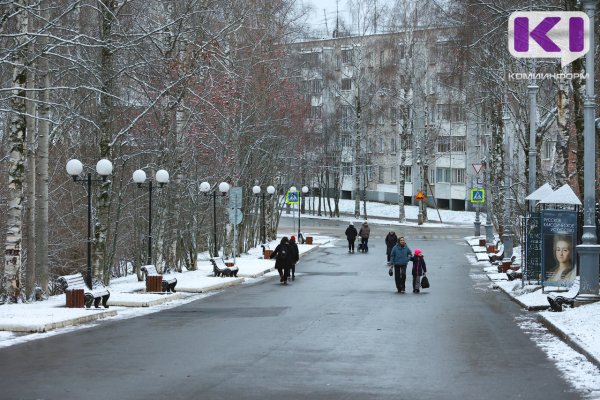 Погода в Коми 16 ноября: -3...-8°С, ночью в отдельных северных и юго-восточных районах до -15°С