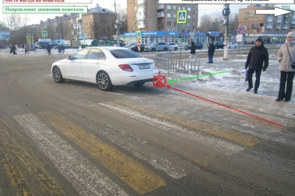 В Ухте под колеса Mercedes-Benz попала 83-летняя бабушка