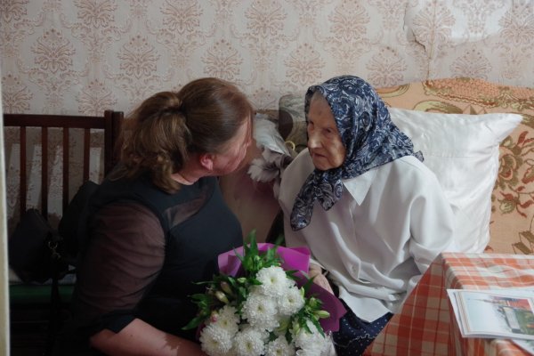Жительница Сысольского района Екатерина Олейник отметила вековой юбилей