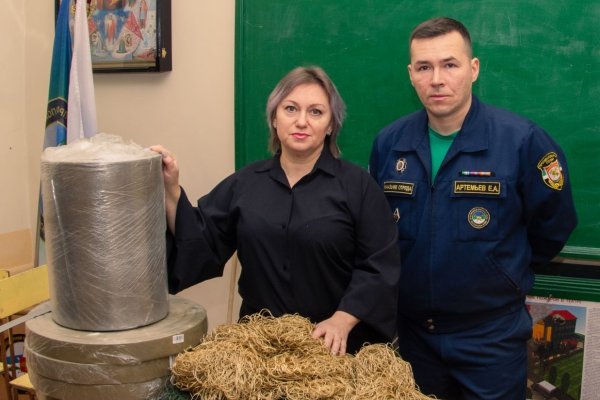 Работники отряда №20 Противопожарной службы Коми провели акцию в поддержку военнослужащих СВО
