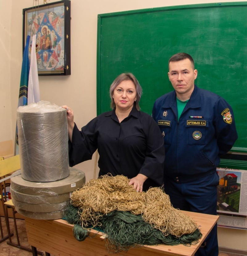 Работники отряда №20 Противопожарной службы Коми провели акцию в поддержку военнослужащих СВО
