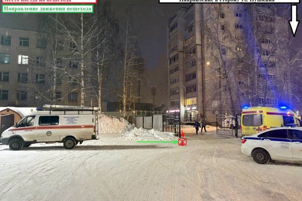 В Сыктывкаре водитель Nissan наехал на 21-летнюю девушку