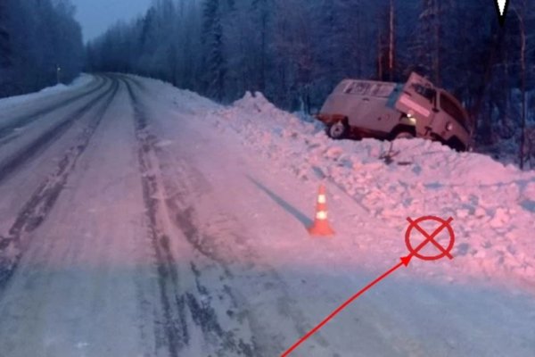 Под Сосногорском опрокинулся УАЗ, два пассажира получили травмы