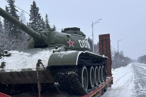 Легендарный Т-55 установили в Парке Победы в Корткеросе