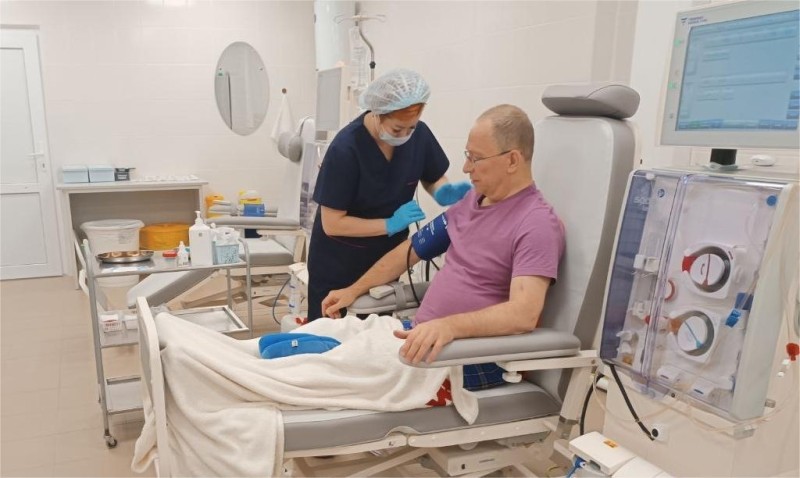 За год в отделении гемодиализа в Усинской районной больнице проведено 554 процедуры