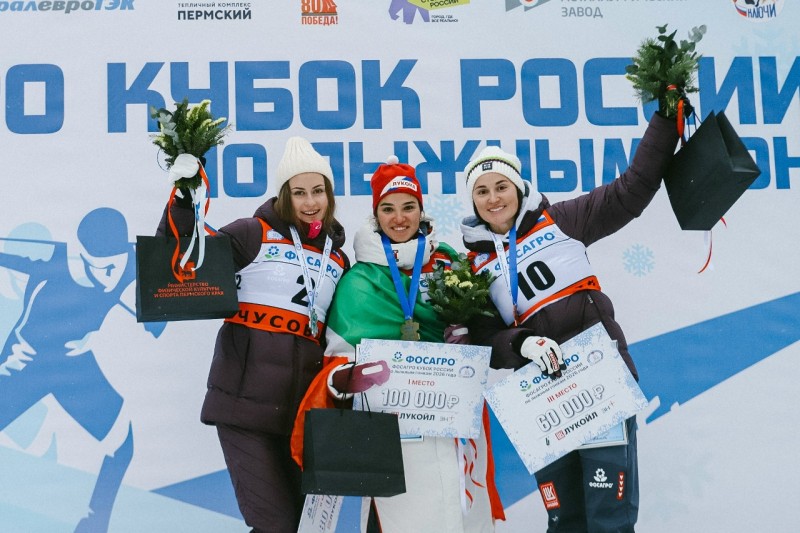 Лыжники из Коми Илья Семиков и Юлия Ступак - призеры III этапа ФосАгро Кубка России в Чусовом 