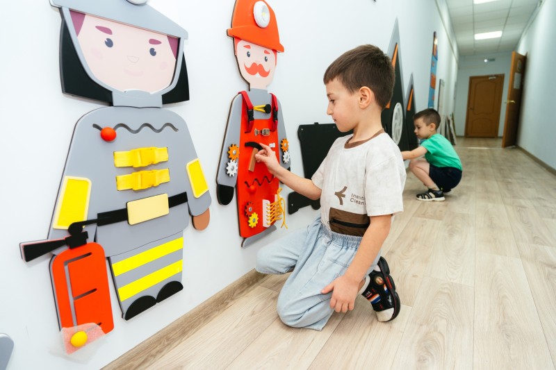 В ярегском детском саду создали интерактивное пространство

