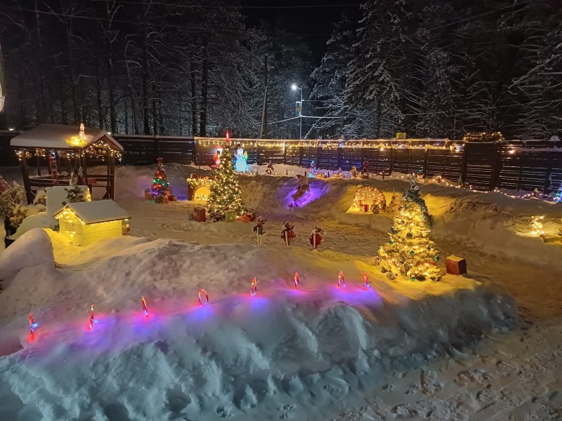 Ухта и Воркута преобразились к Новому году 