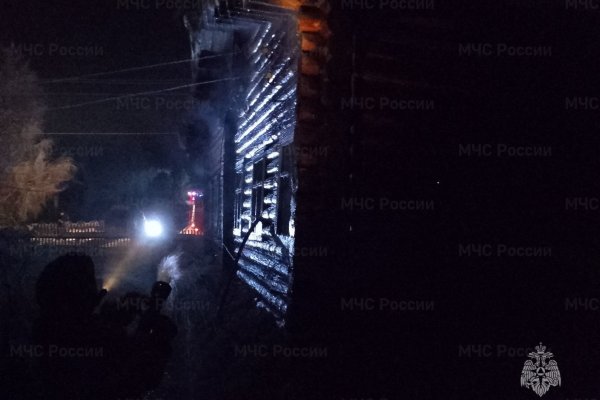 На пожаре в Пезмеге погибли два человека 