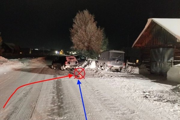 В Ижемском районе в ДТП пострадал нетрезвый водитель 