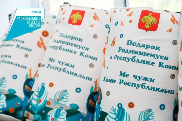 Свыше 5 тысяч малышей в Коми получили от государства свои первые подарки