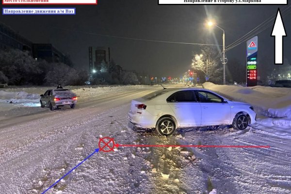 В Сыктывкаре в ночном ДТП пострадали две женщины из ВАЗа