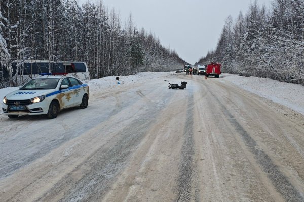 В ДТП с участием автобуса в Корткеросском районе погиб водитель легковушки 