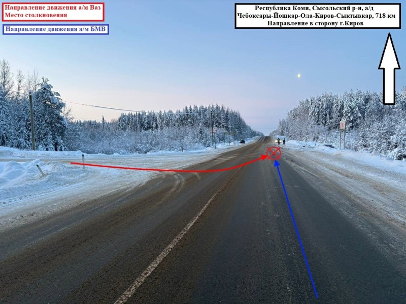 Стали известны подробности смертельного ДТП в Коми, где погиб водитель "Оки"