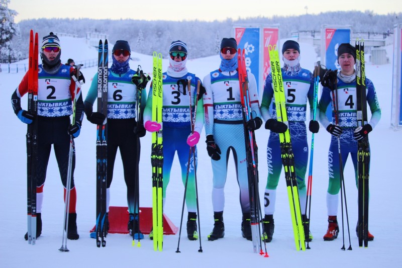 Олеся Гамулина и Степан Зиняк - победители в спринте свободным стилем