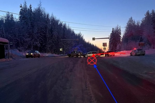 Под Ухтой 79-летняя женщина на Toyota отправила водителя Nissan в больницу