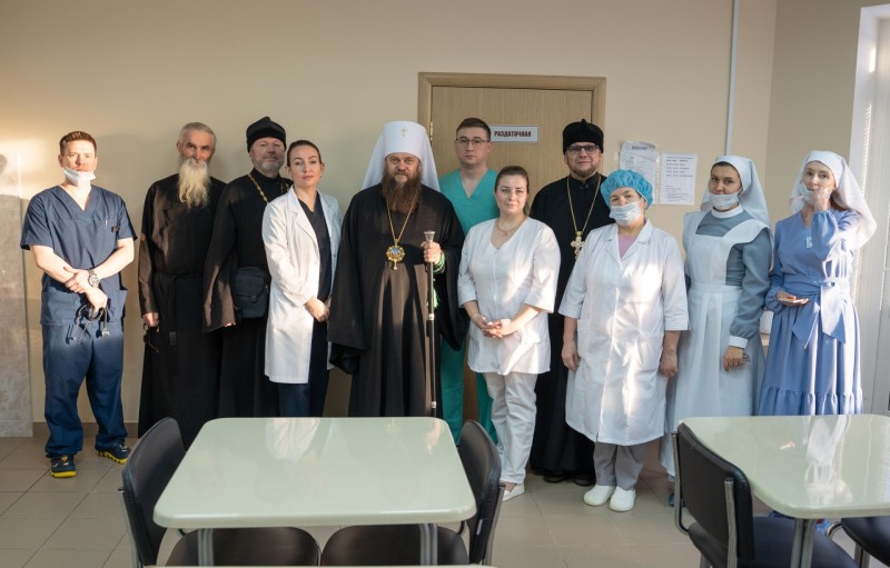 Митрополит Сыктывкарский и Коми-Зырянский Филипп посетил хоспис в Сыктывкаре 