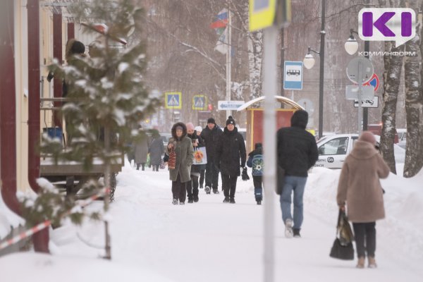 Погода в Коми 19 января: ночью и днем -6...-11°С, в восточных районах -9...-14°С
