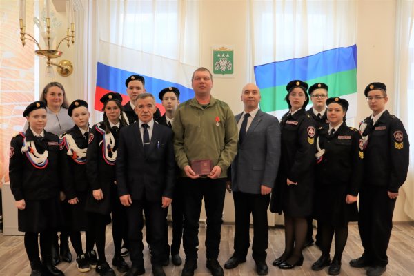 Житель Сыктывдинского района удостоен медали Жукова за проявленное мужество в зоне СВО