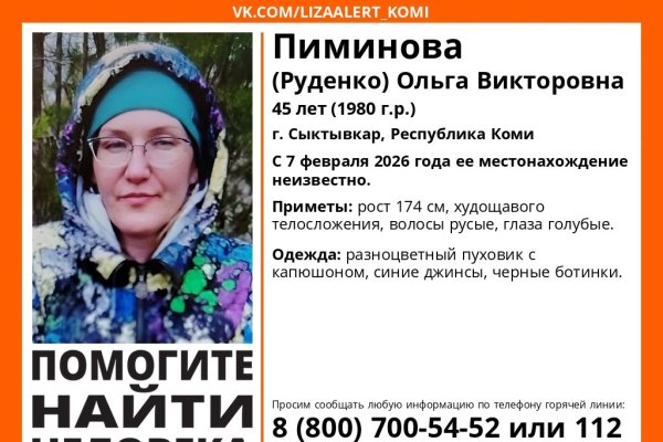 В Сыктывкаре ищут женщину в разноцветном пуховике