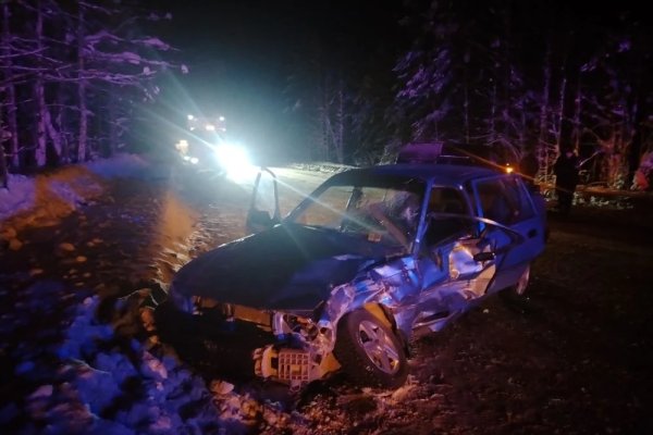 В Сосногорске водитель Daewoo Nexia сломал бедро 