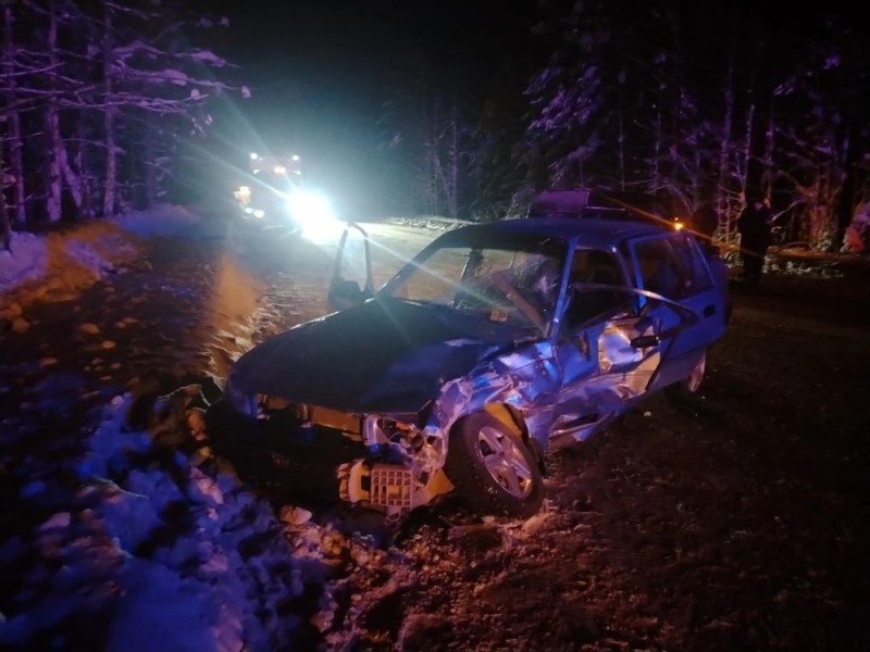 В Сосногорске водитель Daewoo Nexia сломал бедро 