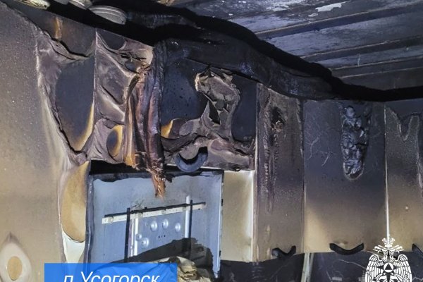 В Усогорске пожарные спасли двух человек