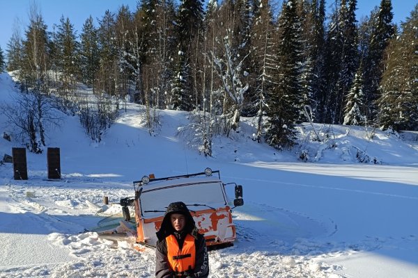 ВОСВОД Ухта совместно с Рыбоохраной провели рейд после съезда КамАЗа в реку 
