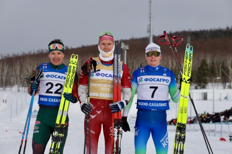 Евгений Семяшкин стал бронзовым призером чемпионата России по лыжным гонкам