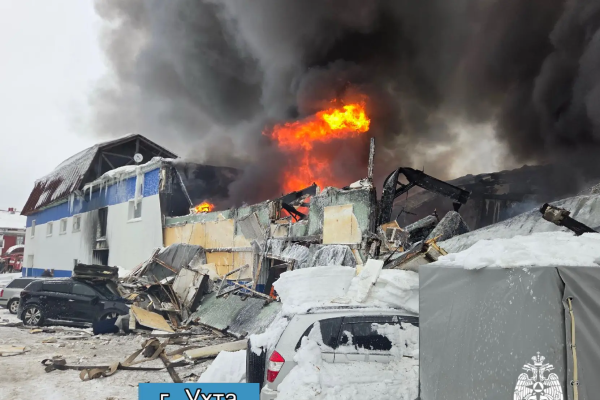 Причиной пожара на СТО в Ухте стала неисправность электрооборудования