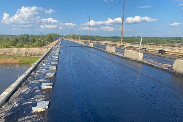 В рамках нацпроекта продолжится ремонт моста через Вычегду