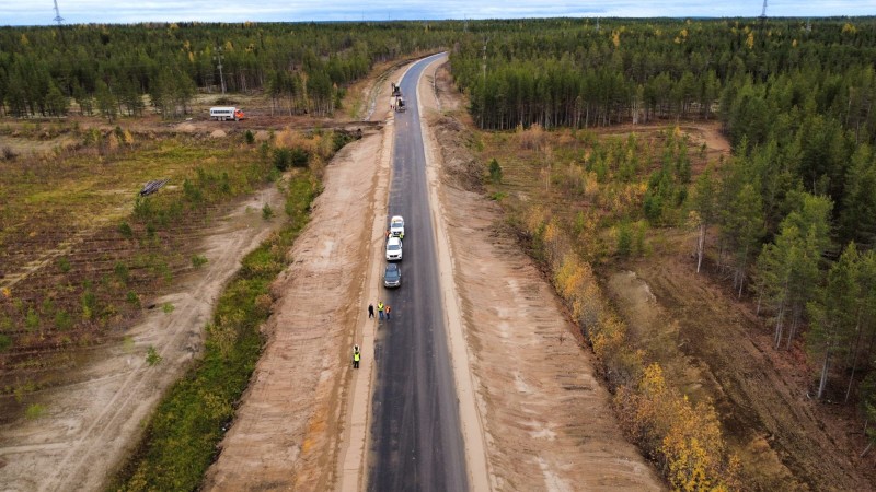 Ремонт дороги Чикшино-Кожва: работы идут с опережением графика

