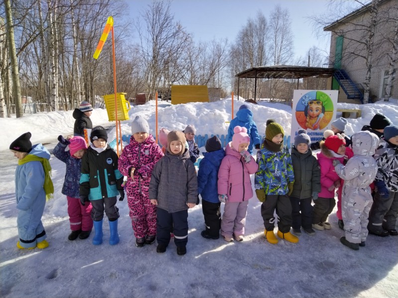 Печорские дошколята отметили всемирный день метеорологии весёлым квестом

