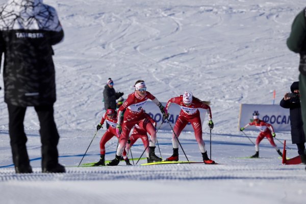 Дарья Канева - бронзовый призер масс-старта в финале ФосАгро Кубка России по лыжным гонкам