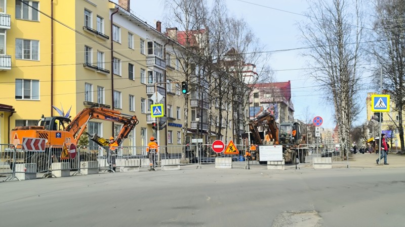 В Сыктывкаре до конца июля будет перекрыт участок ул.Интернациональной