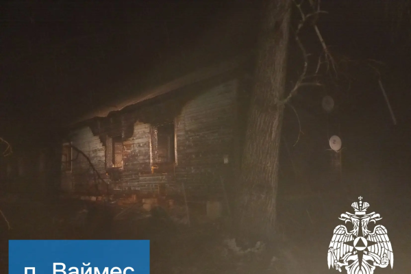 В Прилузском районе на пожаре спасена пенсионерка