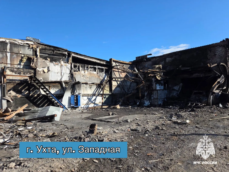 На пожаре в Ухте по ул.Западной травмирован мужчина