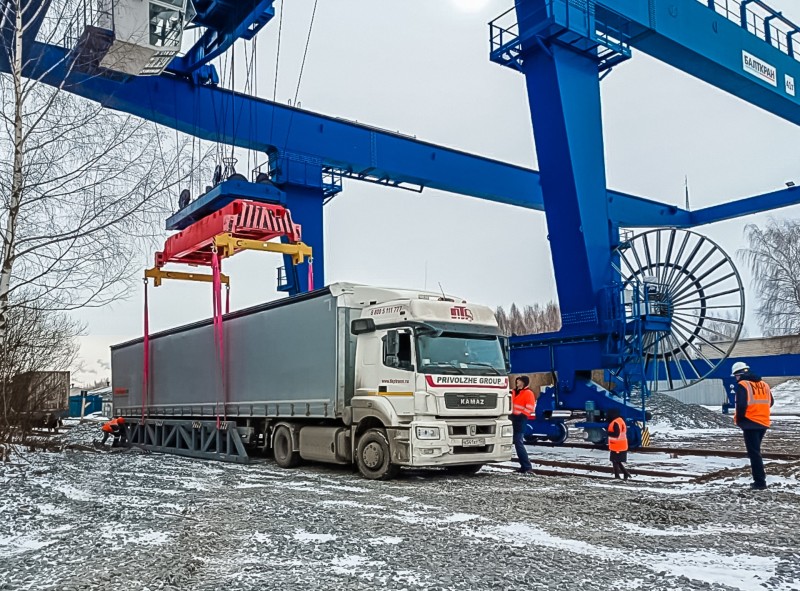 Контрейлерные перевозки на СЖД увеличены на четверть в I квартале